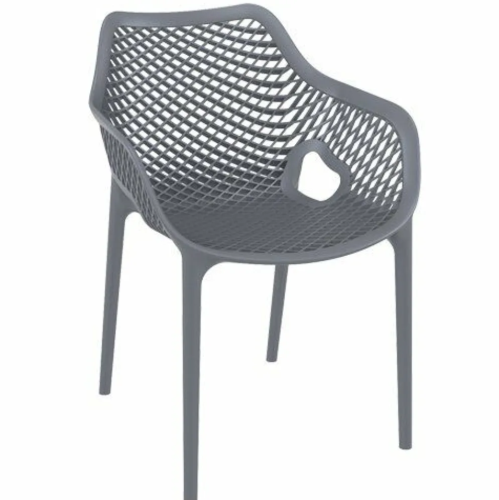 Terrassenstuhl Air-A grau