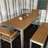 Terrassenstuhl Bari Teak mit Armlehne, stapelbar