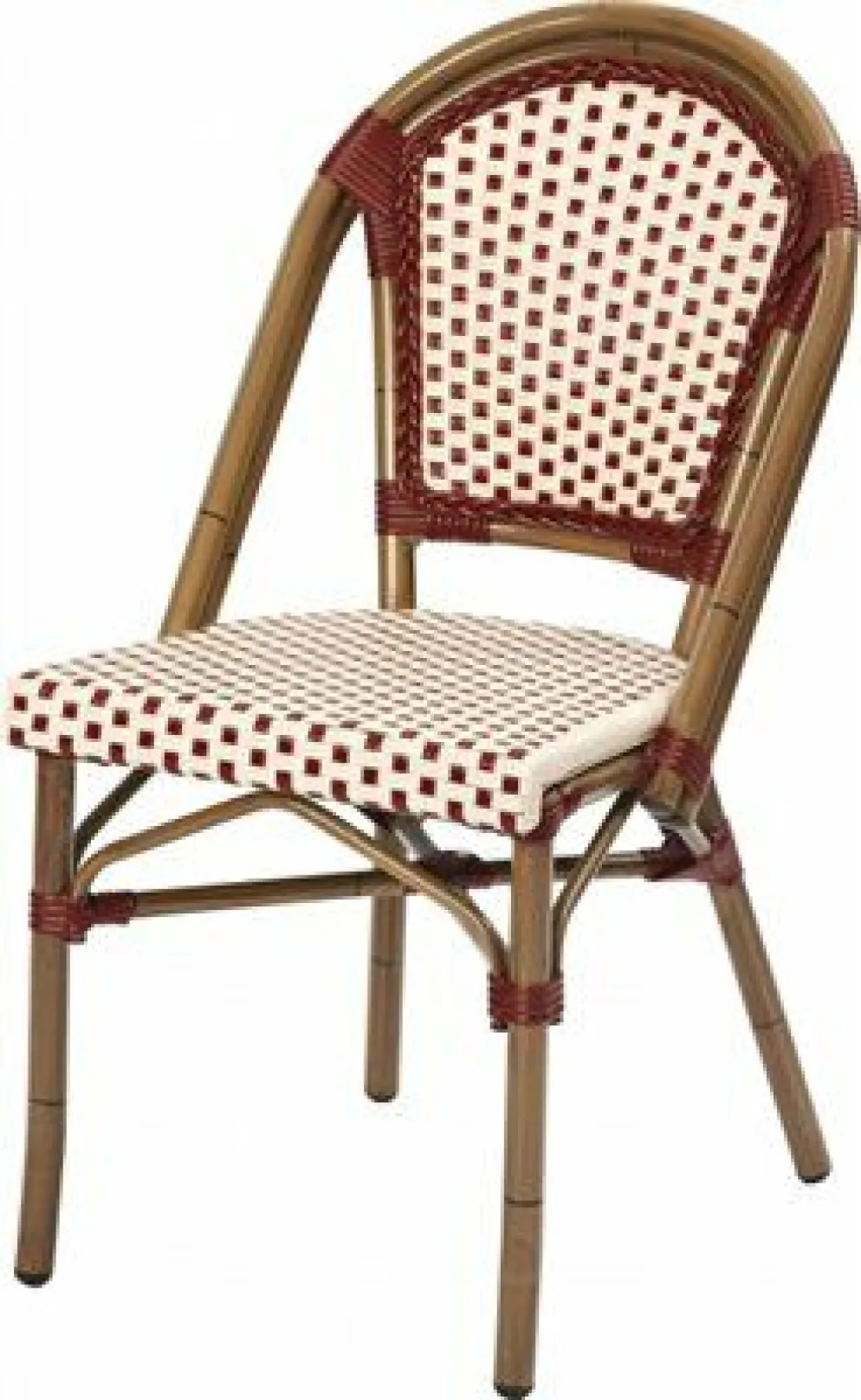Terrassenstuhl Classic 200 rot/beige, stapelbar
