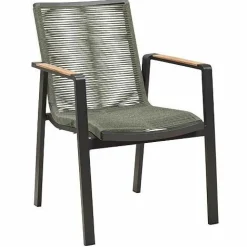 Terrassenstuhl Novas-A, Olive