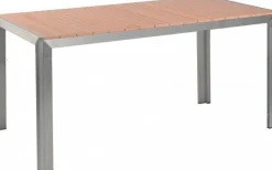 Terrassentisch Torino Teak Optik, 160x80x74 cm