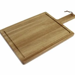 T&G Woodware Steakbrett Akazienholz mit Griff 26 x 19cm