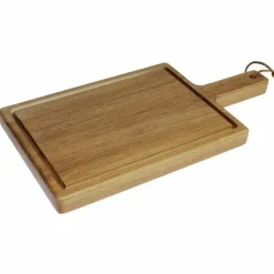 T&G Woodware Steakbrett Akazienholz mit Griff 42 x 23cm