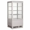 Thekenkühlvitrine 68 L Weiß | Snackvitrine Gastronomie