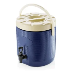 Thermogetränkebehälter, 17 Liter, blau, Ø 30 cm, Kunststoff