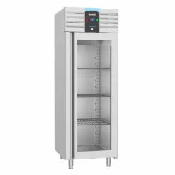 Tiefkühlschrank Edelstahl Glastür Pro Line 700 L