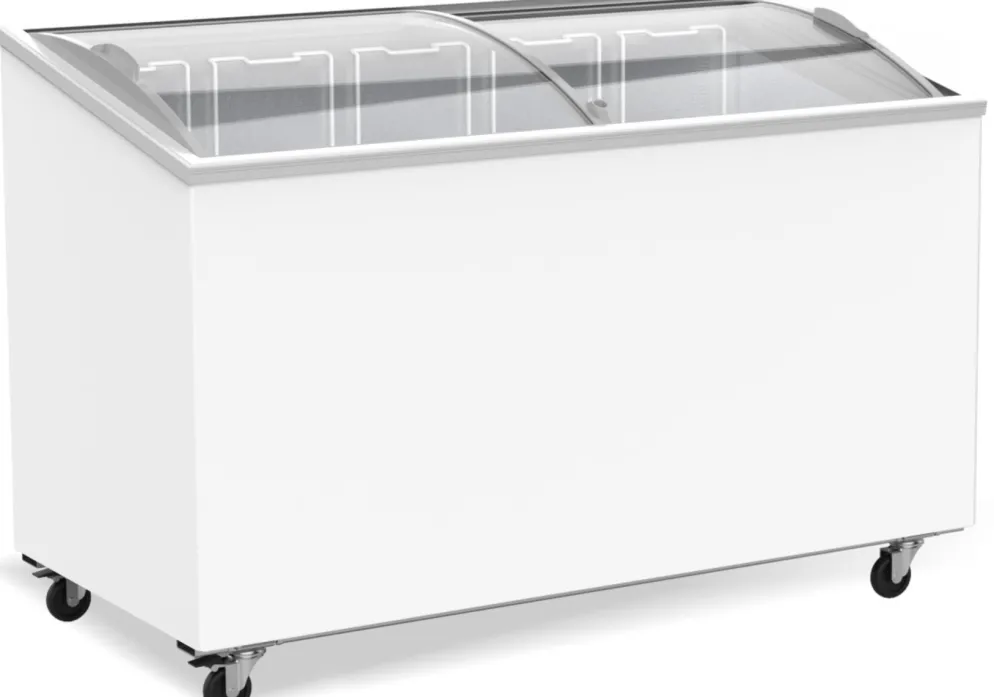 Tiefkühltruhe mit Glasschiebedeckeln | 397 Liter | 5 Körbe