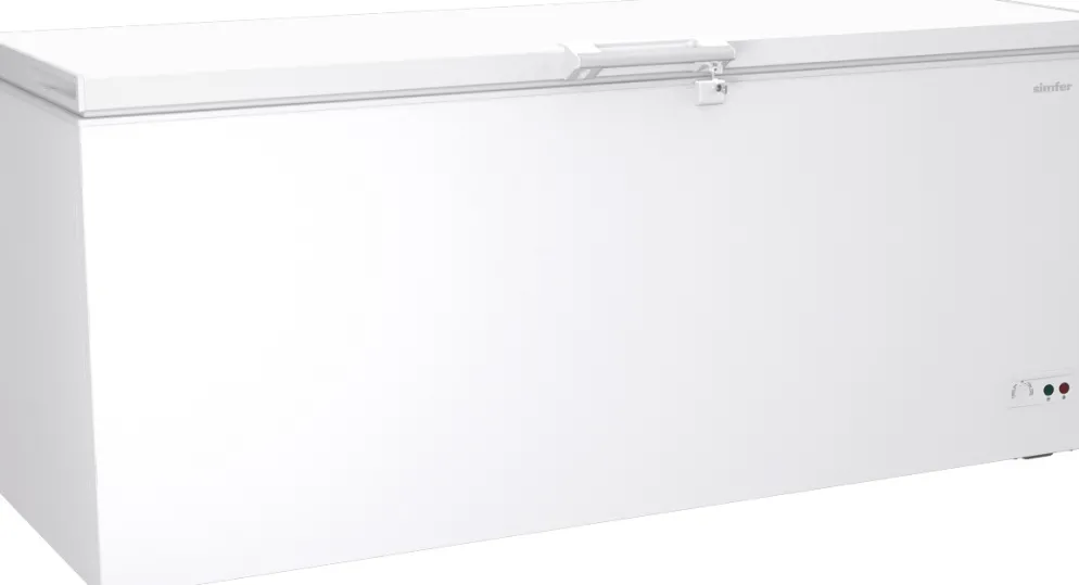 Tiefkühltruhe mit Hebedeckel und LED-Beleuchtung, 573 Liter