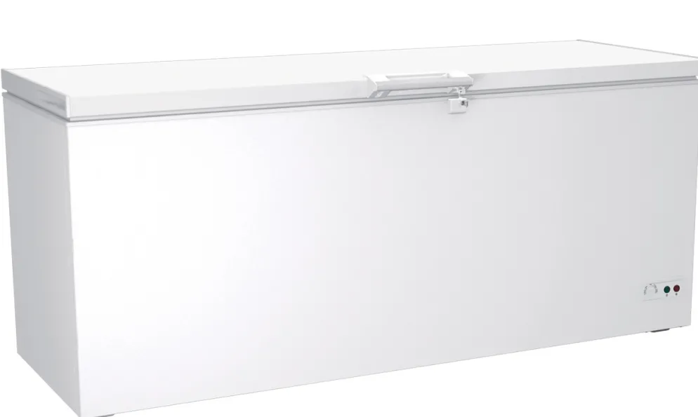Tiefkühltruhe mit Hebedeckel und LED-Beleuchtung, 620 Liter