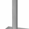 Tischgestell Edelstahl, flache Ausführung , Fuß: 45x45 cm, Höhe: 72 cm