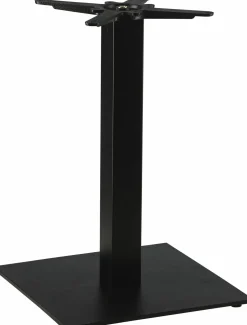 Tischgestell, Gusseisen, Boden flach für Platten bis 90x90cm