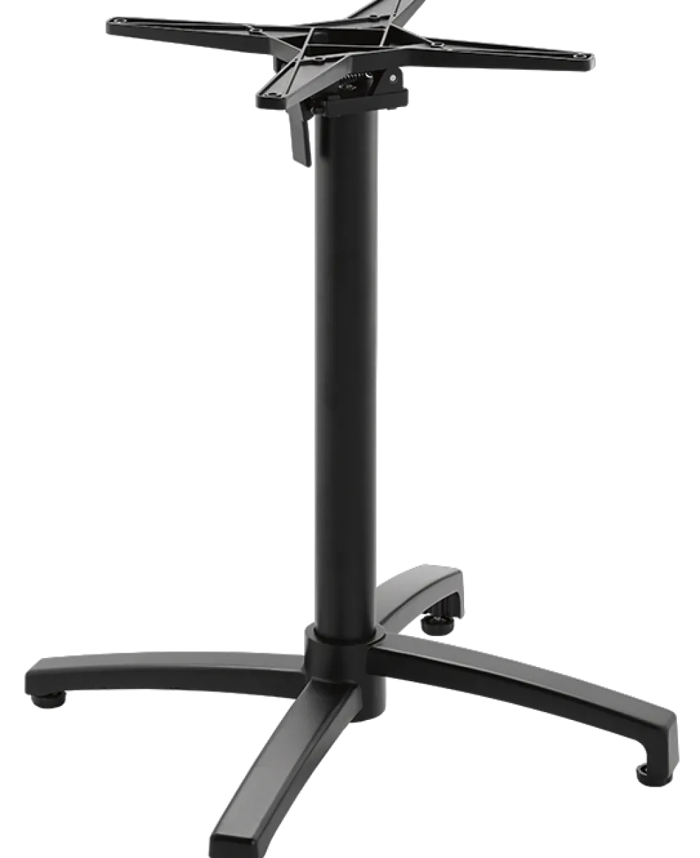 Tischgestell Nessi für Platten bis 70x70 cm, schwarz