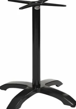 Tischgestell Nina für Platten bis 80x80 cm, schwarz