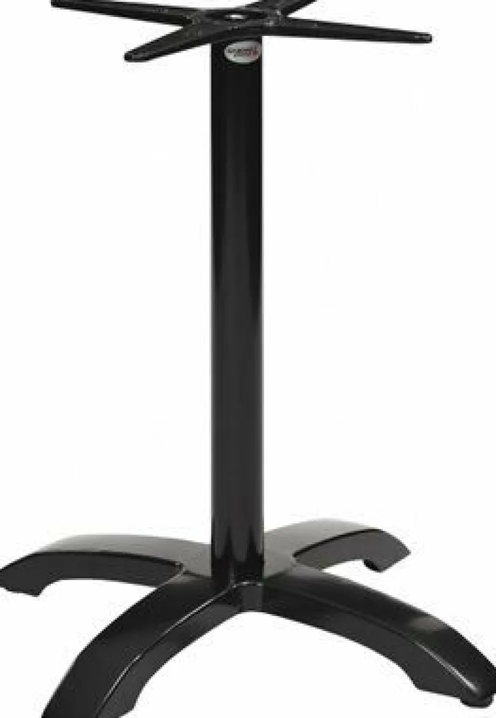 Tischgestell Nina für Platten bis 80x80 cm, schwarz