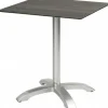 Tischgestell Nina für Platten bis 80x80 cm, silber