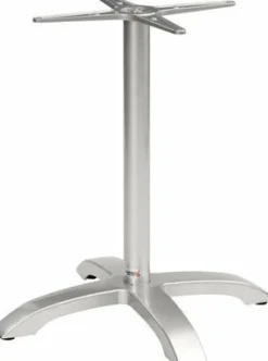 Tischgestell Nina für Platten bis 80x80 cm, silber