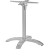 Tischgestell Nina für Platten bis 80x80 cm, silber, Klappbar