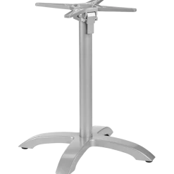 Tischgestell Nina für Platten bis 80x80 cm, silber, Klappbar