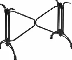 Tischgestell Oslo-Double für Platten bis 120x80 cm, schwarz