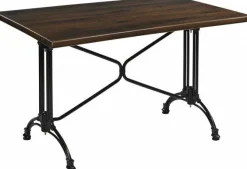 Tischgestell Oslo-Double für Platten bis 120x80 cm, schwarz