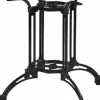 Tischgestell Oslo 44 für Platten bis 90x90 cm, schwarz