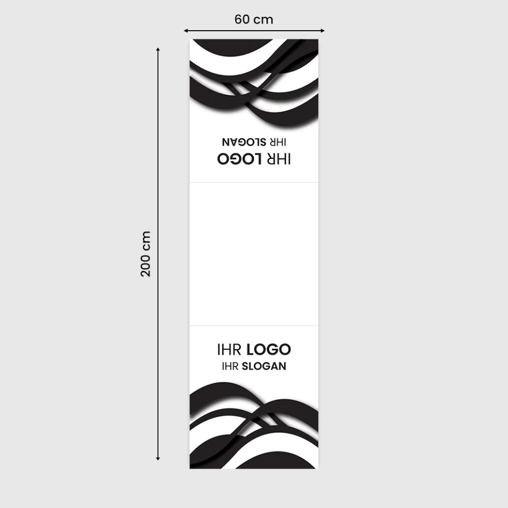 Tischläufer VTS-500 mit Logo, 200x60cm