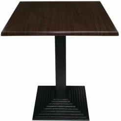 Tischplatte PRIMERO Indoor Dunkelbraun viereckig 70 x 70 x 3 cm