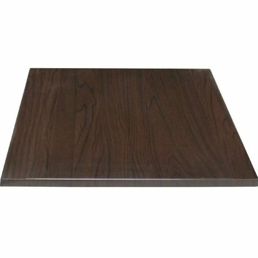 Tischplatte PRIMERO Indoor Dunkelbraun viereckig 70 x 70 x 3 cm
