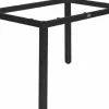 Tischuntergestell LINA für 120x80 cm Platten, schwarz