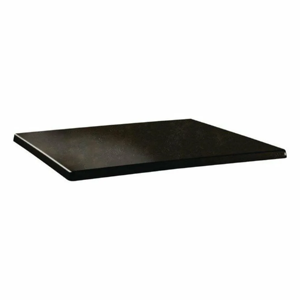 Topalit Tischplatte Classic Line eckig Zypern Metall 110x70 cm