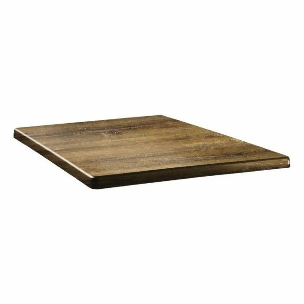 Topalit Tischplatte Classic Line eckig Atacama Kirschenholz 70x70cm