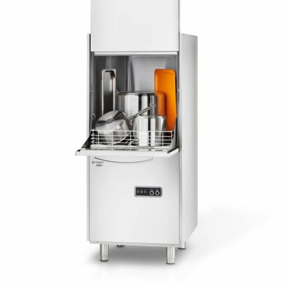 Topfspülmaschine AQUA P3 Edelstahl 12,2 kW, 400 V mit Dosier- & Ablaufpumpe