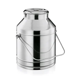 Transportkanne mit Tragebügel, 25 Liter, Ø 33,5 cm, Chromnickelstahl