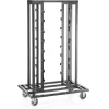 Transportwagen für Abgrenzungspfosten bis Ø 6 cm, 120 x 80 x 193 cm, Stahl