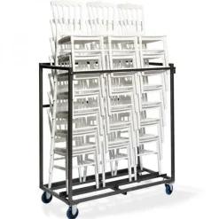 Transportwagen Napoleon/Tiffany für max 27 Hochzeitstühle, 135x71,5x150cm