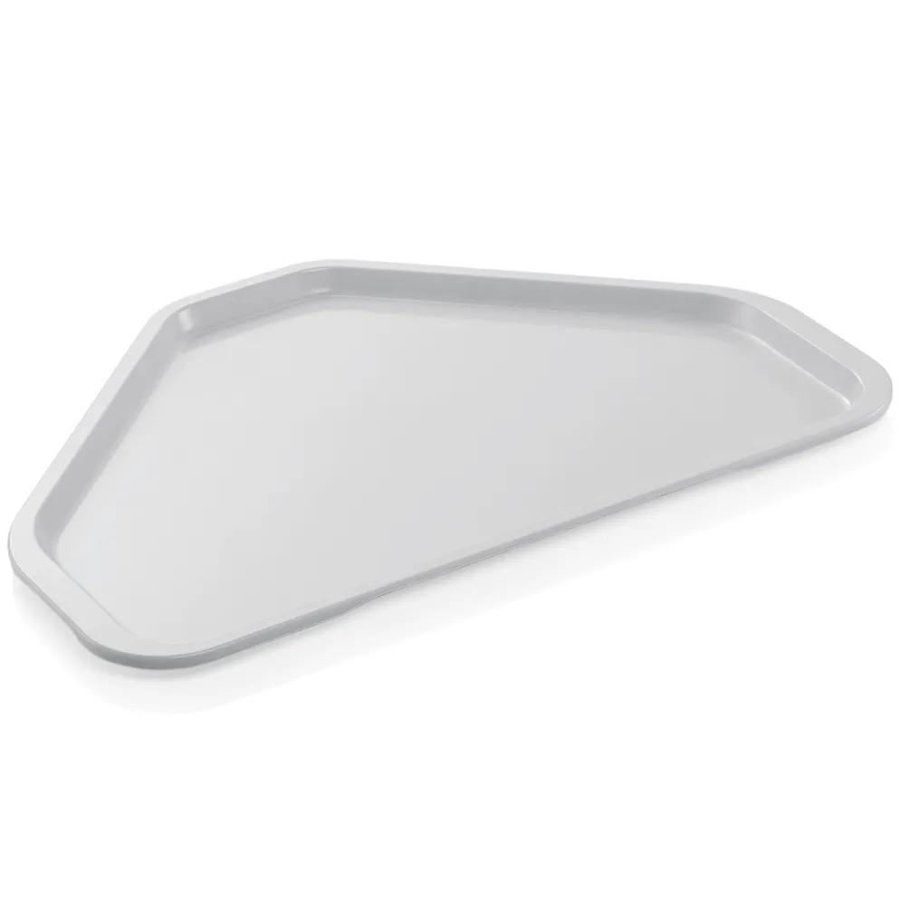 Trapeztablett Tray 96, 48 x 34 cm, lichtgrau,Polyester