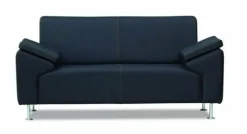 TREND Sofa 2 Sitzer Schwarz