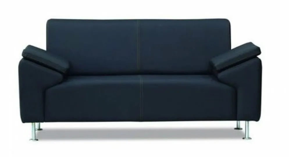 TREND Sofa 2 Sitzer Schwarz