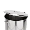 Tretabfallbehälter mit 4 schwenkbaren Rollen, 90 ltr., Ø 44 cm