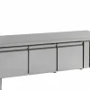 Unterbaukühltisch CS mit 3 Türen, 1600x700x650mm
