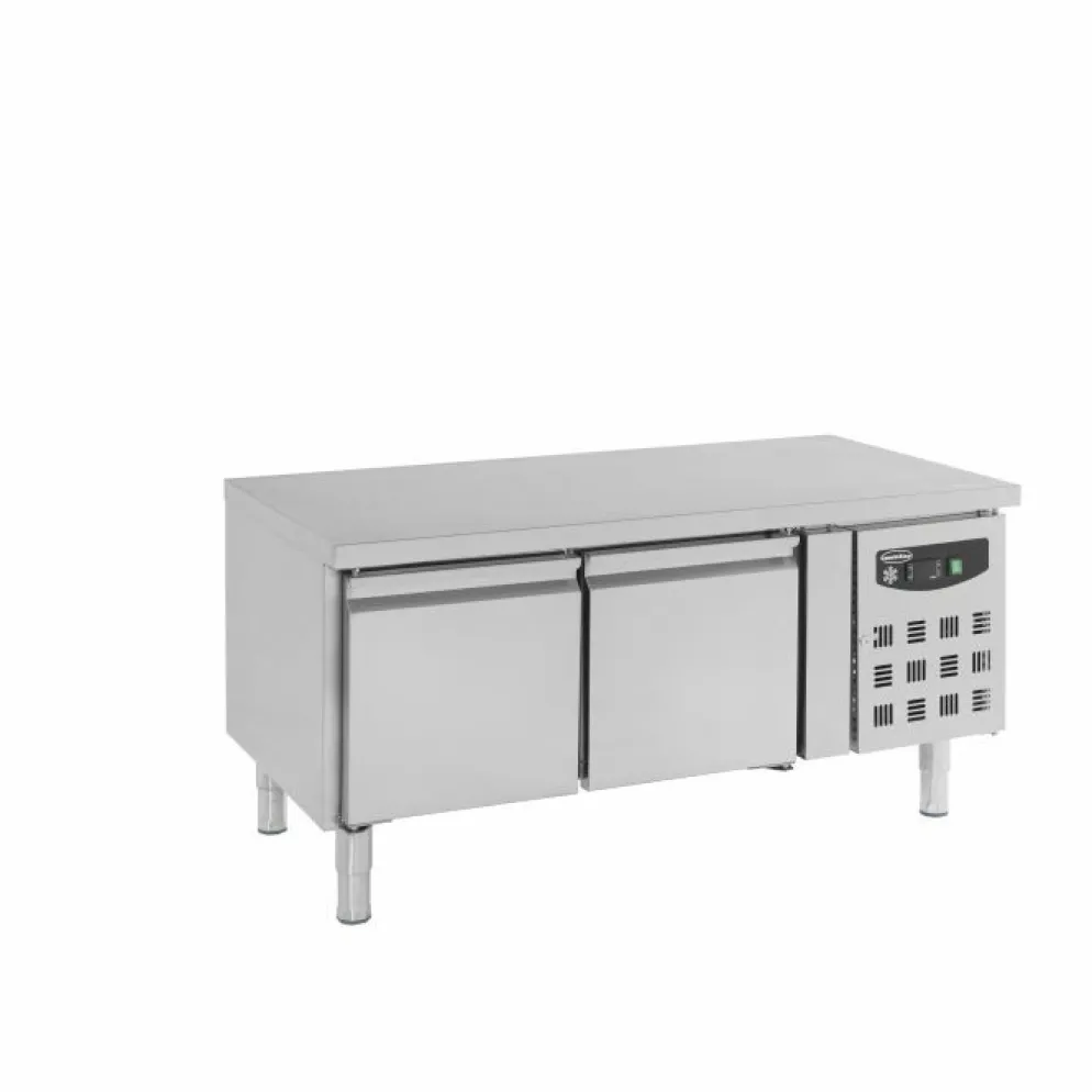 Unterbaukühltisch mit 2 Türen 2x 1/1 GN, 1360x700x650mm