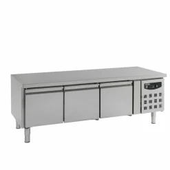 Unterbaukühltisch mit 3 Türen 3x 1/1 GN, 1795x700x650mm