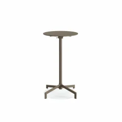Versa Terrassen Stehtisch Höhenverstellbar Cappuccino, klappbar