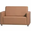 VILLA Sofa 2 Sitzer Hellbraun