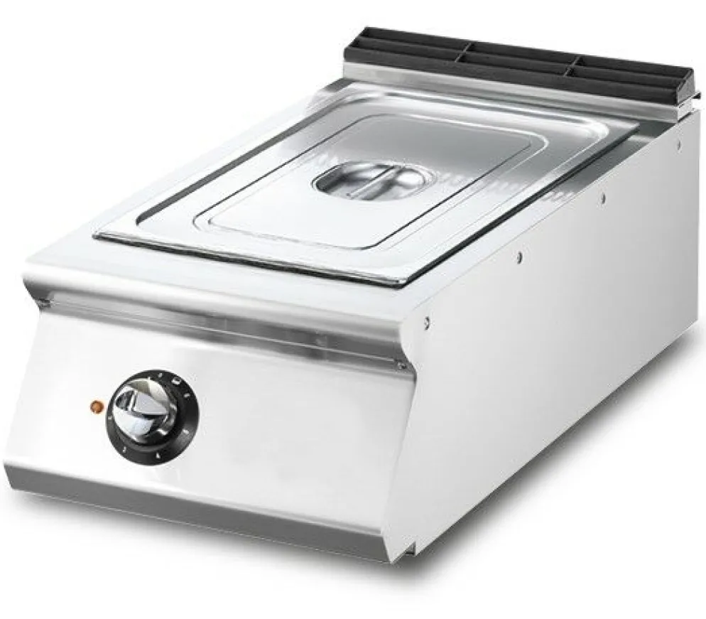 VIRTUS Elektro-Bainmarie, 1 Becken GN 1/1, Breite 400mm, 1.5 kW , 230V