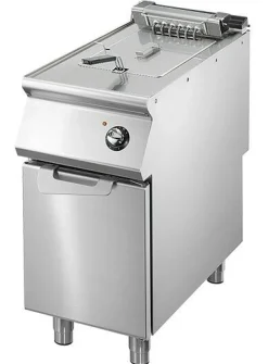 VIRTUS Elektro-Fritteuse, 1x 10 Liter, Breite 400mm, Tiefe 730mm, 9 kW , 400V