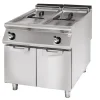 VIRTUS Gas-Fritteuse, Kapazität 2x 13 Liter, Breite 800mm, Tiefe 730mm, kW 24