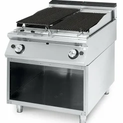 VIRTUS Gas-Lavasteingrill, Breite 800mm, 2 Heizzonen, 15kW
