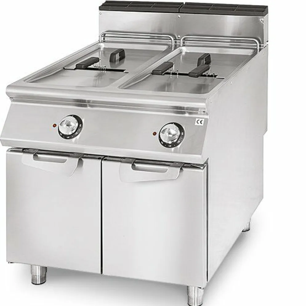 VIRTUS Premium Elektro-Fritteuse, 2x 17 Liter, 400V 33kW