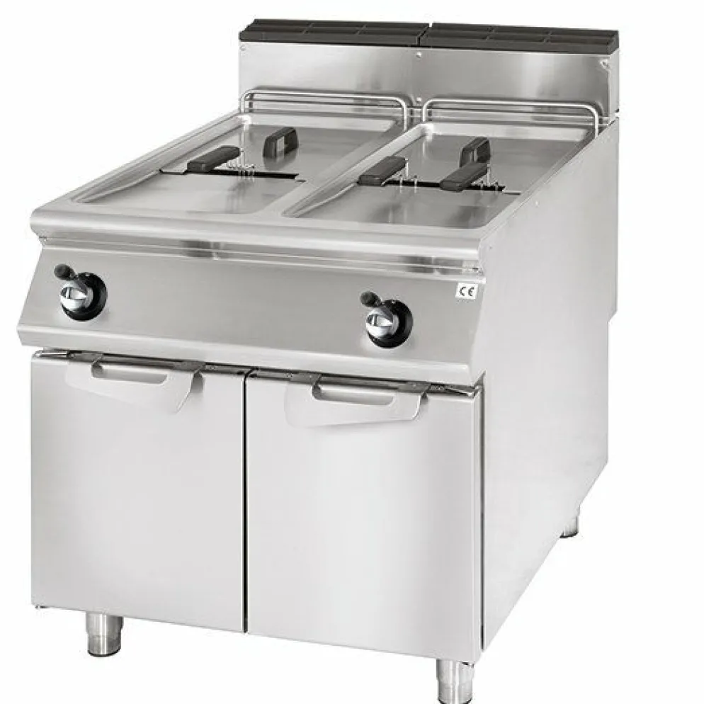 VIRTUS Premium Gas-Fritteuse Serie 900, 2x 13 Liter, 24kW